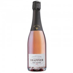 Champagne Brut Nature Rose' Drappier
