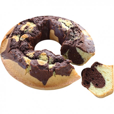 Ciambella Tenera Variegata al Cioccolato
